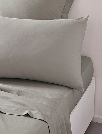 Funda de almohada de algodón liso - Afibel