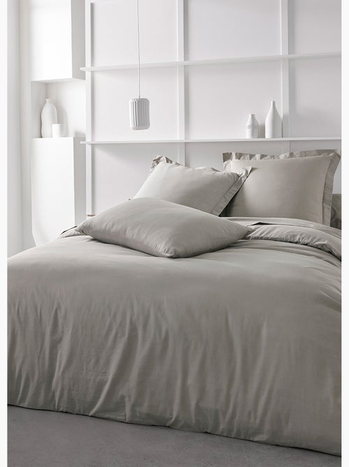 Funda de almohada de algodón liso - Afibel - Kiabi