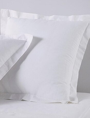 Funda de almohada de algodón liso - Afibel