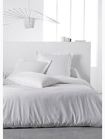 Funda de almohada de algodón liso - Afibel