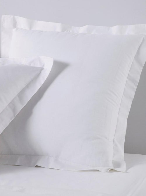 Funda de almohada de algodón liso - Afibel - Kiabi