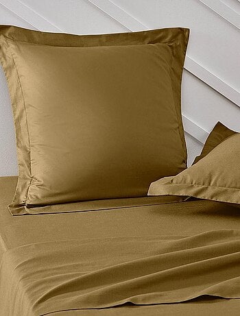 Funda de almohada de algodón liso - Afibel