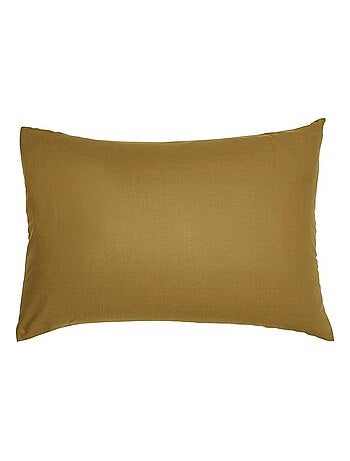 Funda de almohada de algodón liso - Afibel