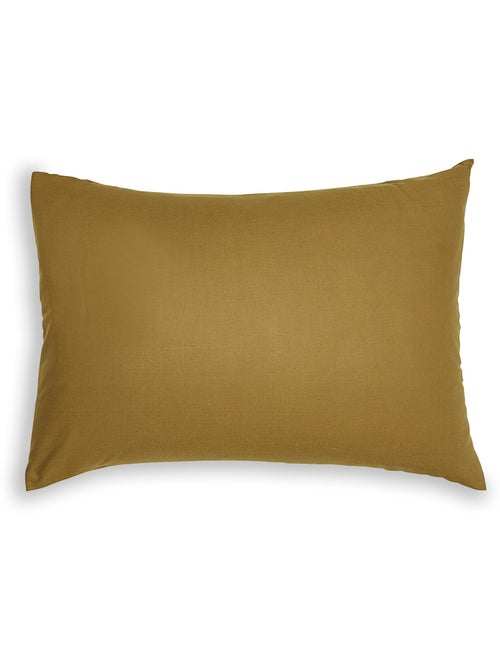 Funda de almohada de algodón liso - Afibel - Kiabi