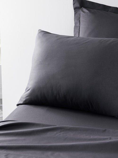 Funda de almohada de algodón liso - Afibel - Kiabi