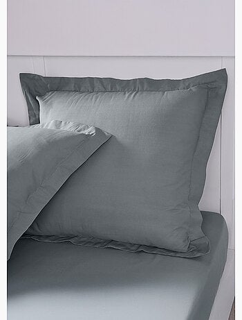 Funda de almohada de algodón liso - Afibel
