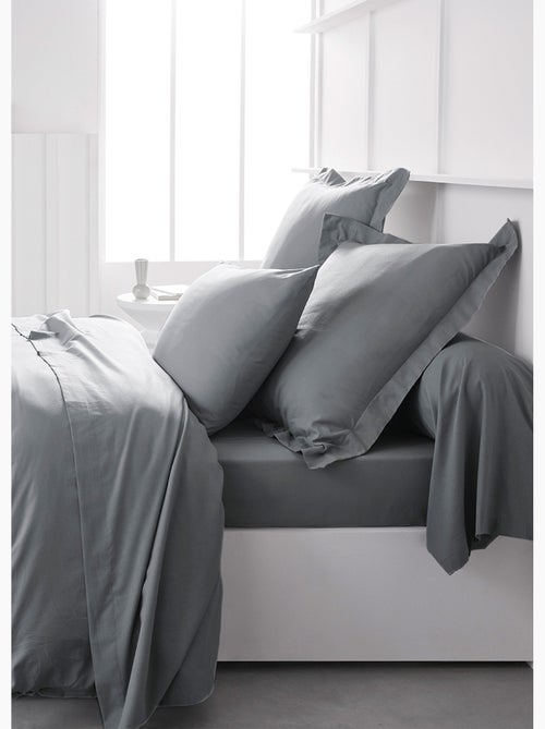 Funda de almohada de algodón liso - Afibel - Kiabi