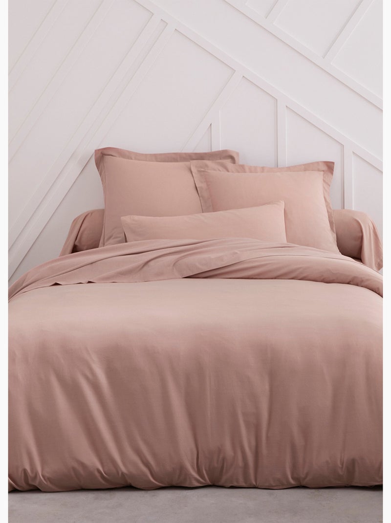 Funda de almohada de algodón liso - Afibel Rosa - Kiabi