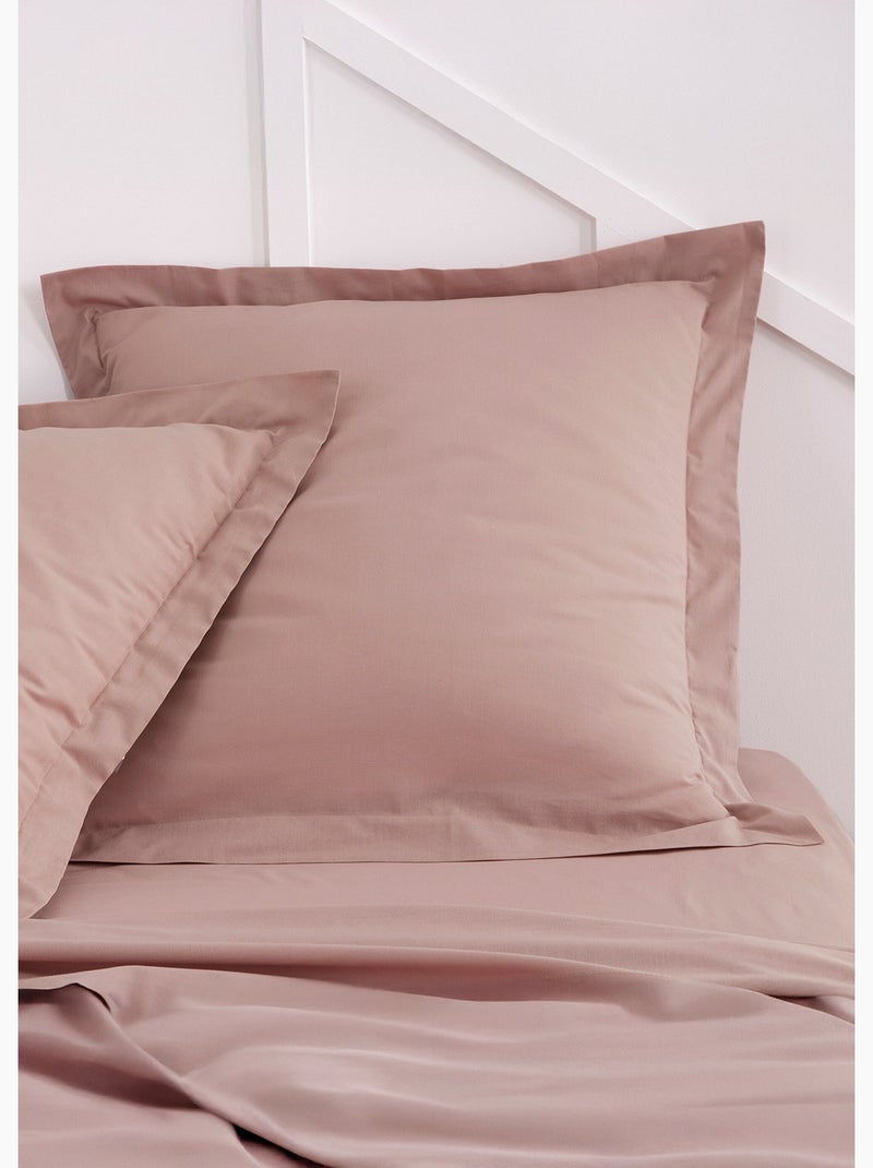 Funda de almohada de algodón liso - Afibel Rosa - Kiabi