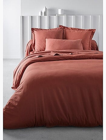 Funda de almohada de algodón liso - Afibel