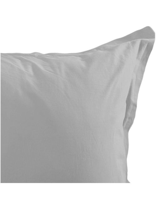 Funda de almohada de algodón liso - Kiabi