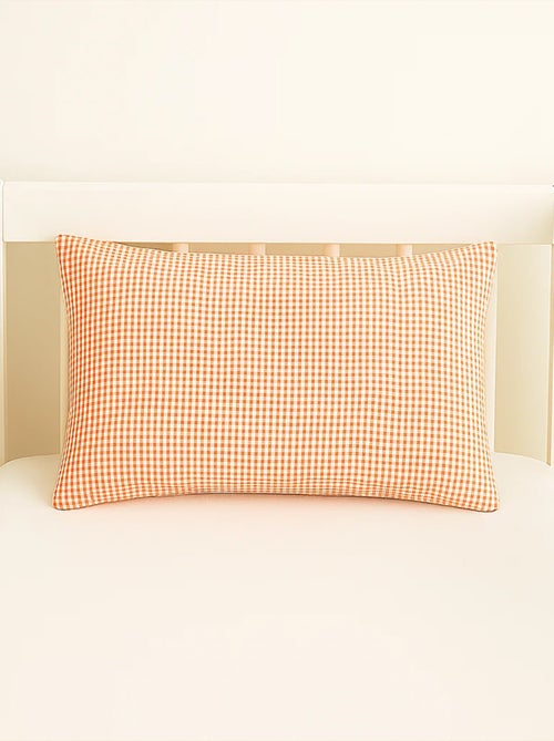 Funda de almohada de algodón orgánico - Kiabi