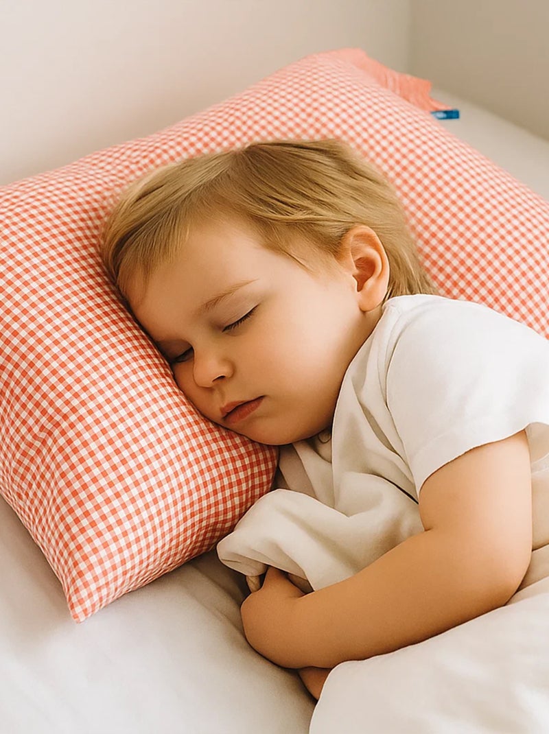 Funda de almohada de algodón orgánico Blanco - Kiabi