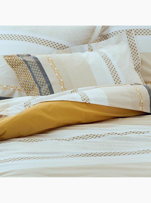 Funda de almohada de algodón percal con estilo étnico chic - Kiabi