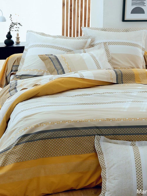 Funda de almohada de algodón percal con estilo étnico chic - Kiabi