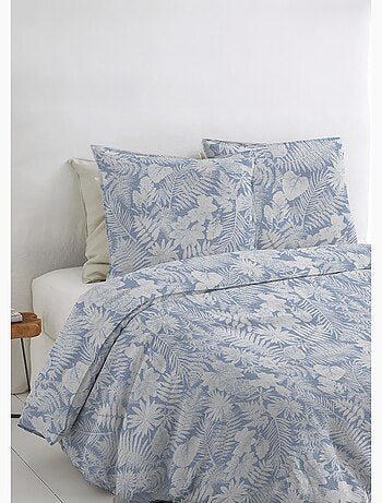 Funda de almohada de franela de algodón estampada - Afibel