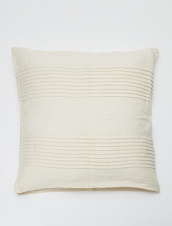 Funda de almohada de gasa de algodón - Kiabi Home