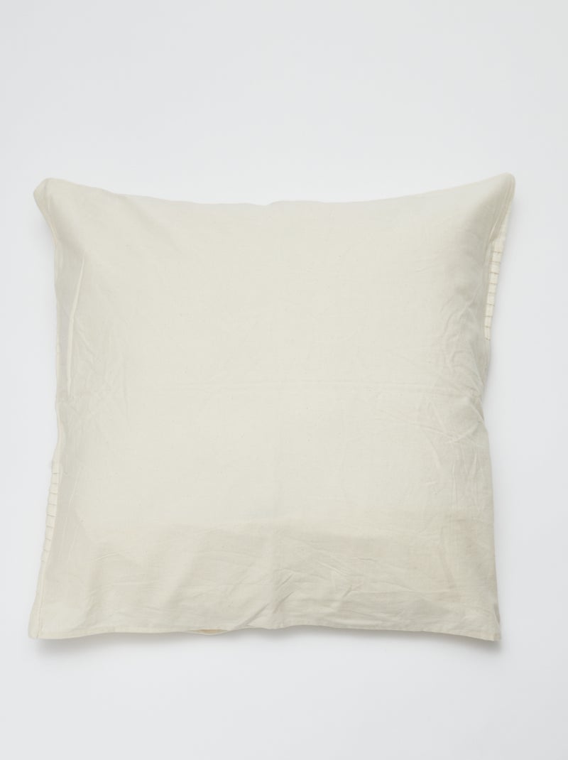 Funda de almohada de gasa de algodón - Kiabi Home BEIGE - Kiabi