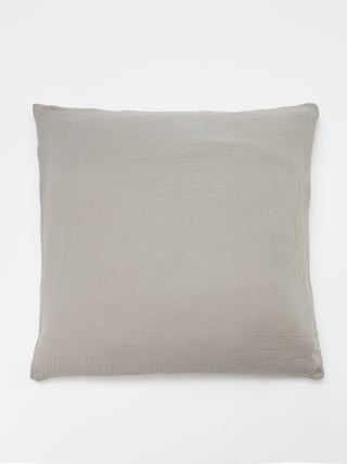 Funda de almohada de gasa de algodón 50 x 70 o 63 x 63 cm - Kiabi Home