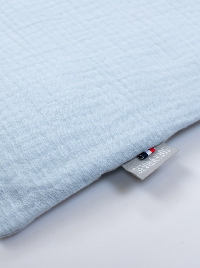 Funda de almohada de gasa de algodón, jeanne | SEVIRA KIDS Azul - Kiabi