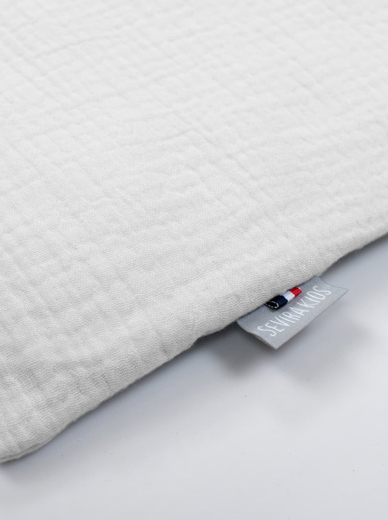 Funda de almohada de gasa de algodón, jeanne | SEVIRA KIDS Blanco - Kiabi