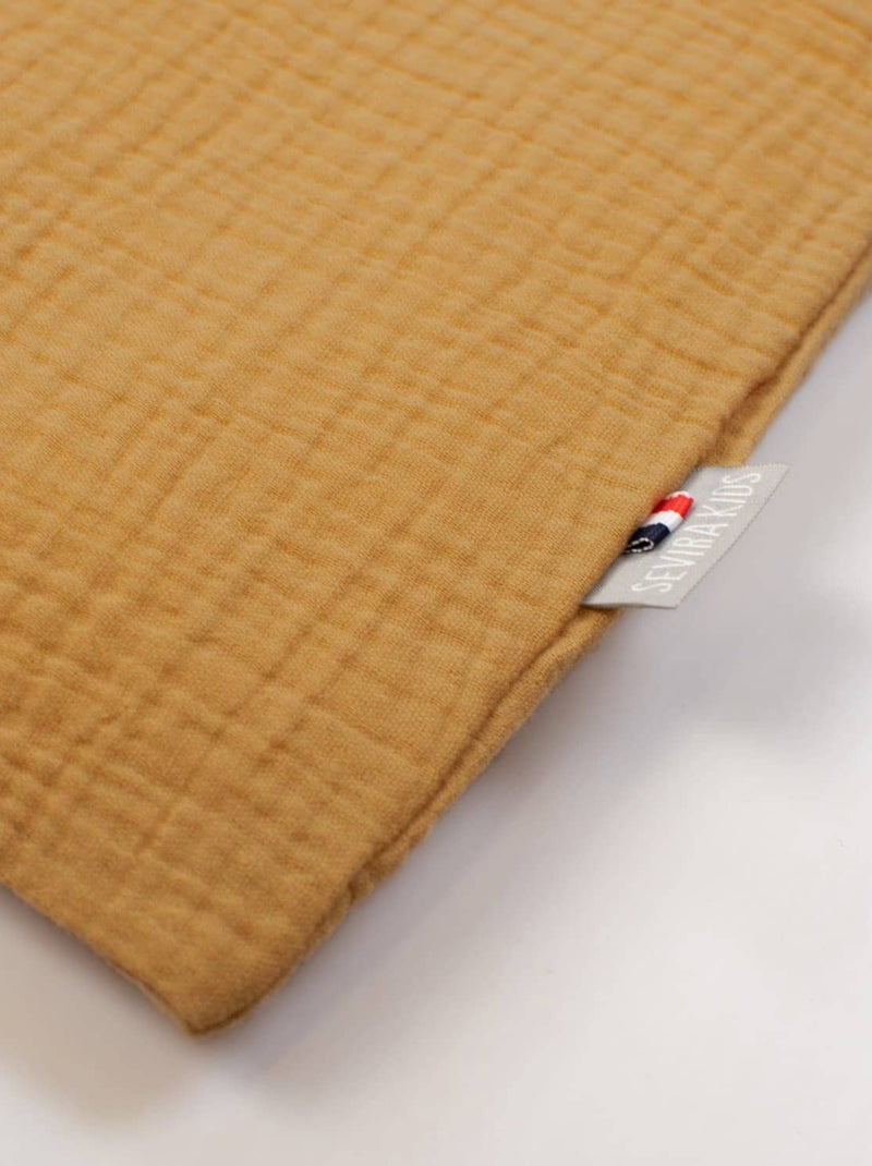 Funda de almohada de gasa de algodón, jeanne | SEVIRA KIDS Marrón claro - Kiabi