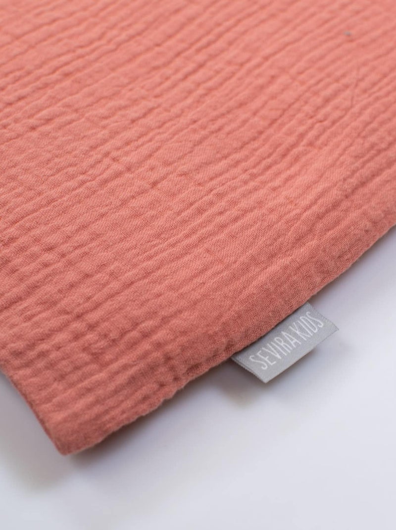 Funda de almohada de gasa de algodón, jeanne | SEVIRA KIDS Marrón - Kiabi