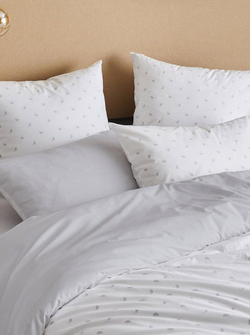 Funda de almohada de percal con estilo geométrico - Kiabi