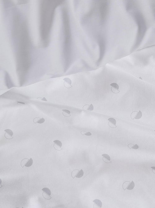 Funda de almohada de percal con estilo geométrico - Kiabi