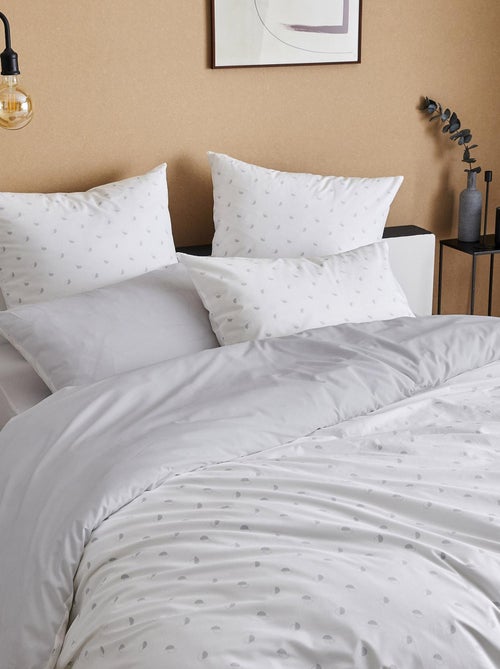 Funda de almohada de percal con estilo geométrico - Kiabi