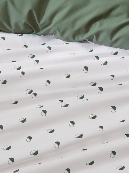 Funda de almohada de percal con estilo geométrico - Kiabi