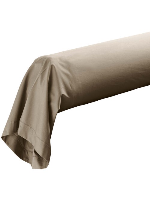 Funda de almohada de percal de algodón de 78 hilos, acabado bourdon - Kiabi Funda de almohada de percal de algodón de 78 hilos, acabado bourdon - Kiabi
