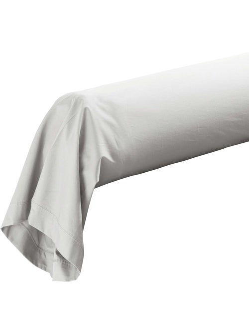 Funda de almohada de percal de algodón de 78 hilos, acabado bourdon - Kiabi Funda de almohada de percal de algodón de 78 hilos, acabado bourdon - Kiabi