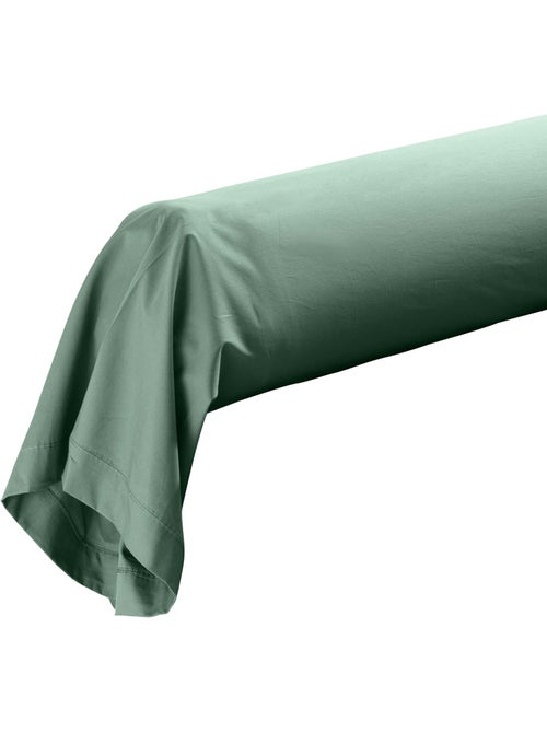 Funda de almohada de percal de algodón de 78 hilos, acabado bourdon - Kiabi Funda de almohada de percal de algodón de 78 hilos, acabado bourdon - Kiabi