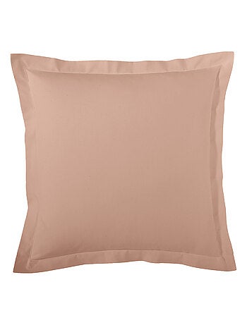 Funda de almohada de percal de algodón lisa acolchada Allemand