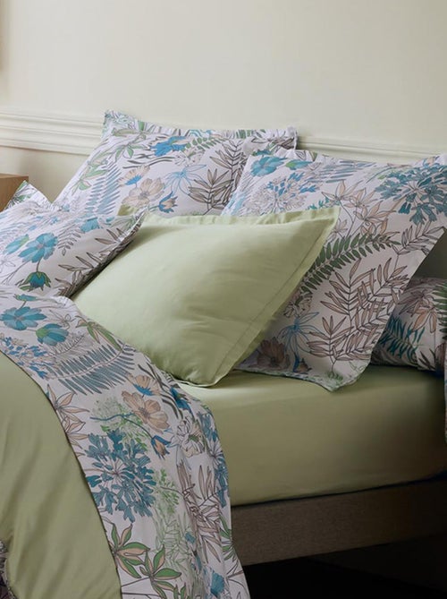 Funda de almohada de satén de algodón ecológico - Kiabi