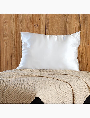 Funda de almohada de seda antiencrespamiento y antiedad