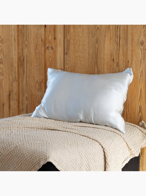 Funda de almohada de seda antiencrespamiento y antiedad - Kiabi