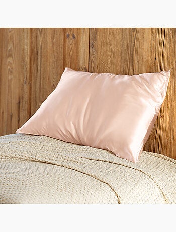 Funda de almohada de seda antiencrespamiento y antiedad
