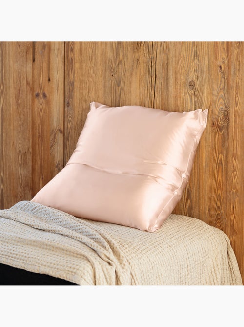 Funda de almohada de seda antiencrespamiento y antiedad - Kiabi Funda de almohada de seda antiencrespamiento y antiedad - Kiabi