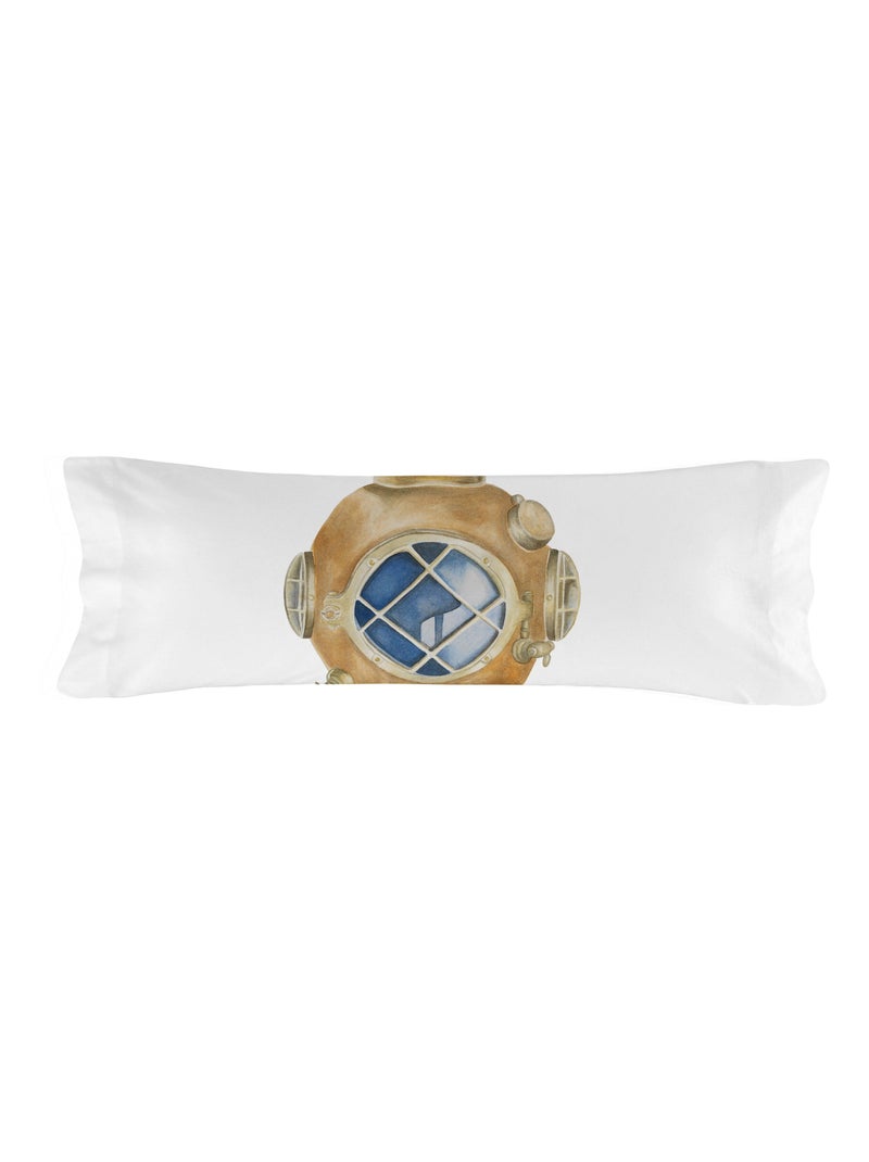 Funda de almohada Diving suit "Happyfriday" Blanco - Kiabi