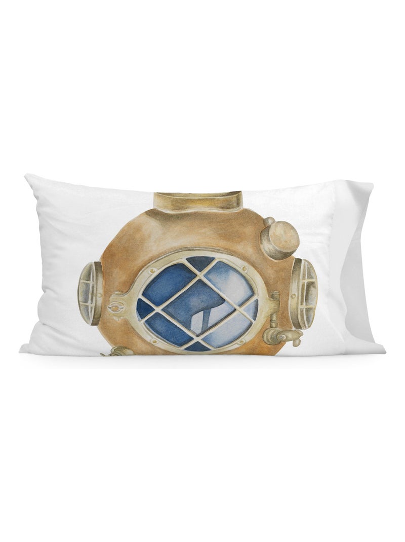 Funda de almohada Diving suit "Happyfriday" Blanco - Kiabi