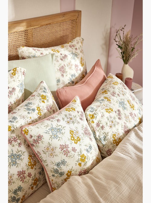 Funda de almohada doble gasa de algodón 125 g/m² - Kiabi Funda de almohada doble gasa de algodón 125 g/m² - Kiabi