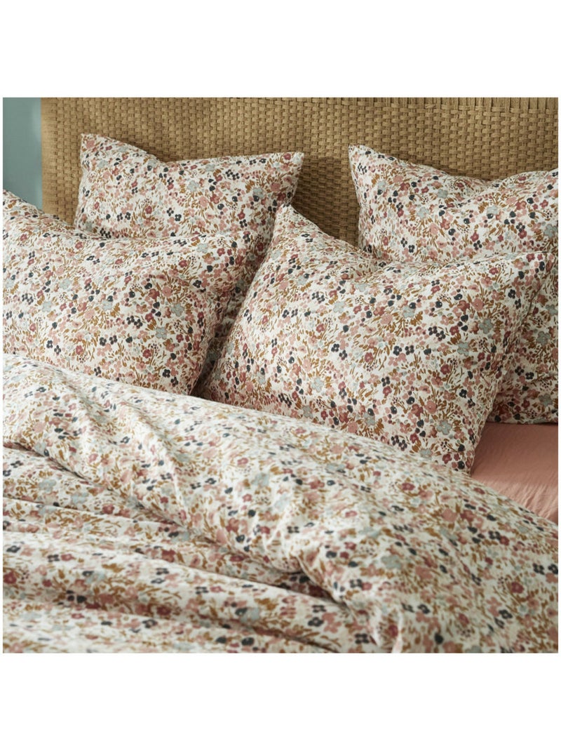 Funda de almohada – doble gasa de algodón estampada capucine Beige Pampa - Kiabi