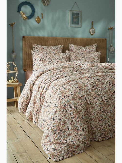 Funda de almohada – doble gasa de algodón estampada capucine - Kiabi Funda de almohada – doble gasa de algodón estampada capucine - Kiabi