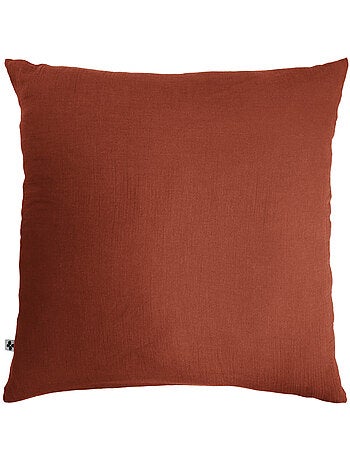 Funda de almohada – doble gasa de algodón – gaïa minuit