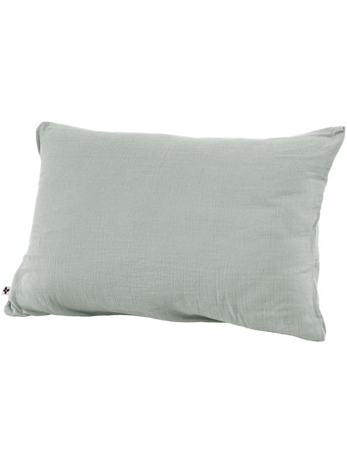 Funda de almohada – doble gasa de algodón – gaïa minuit - Kiabi Funda de almohada – doble gasa de algodón – gaïa minuit - Kiabi