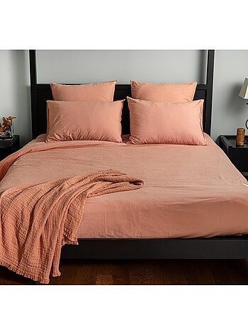 Funda de almohada en algodón lavado Cap ferret