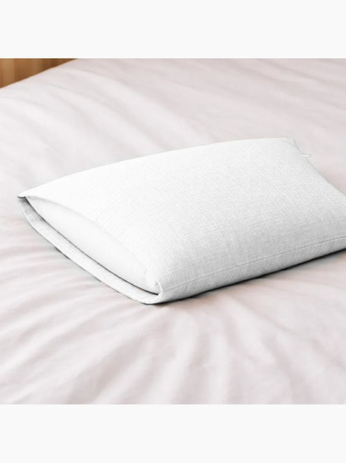 Funda de Almohada en Muselina de Algodón Orgánico Blanco - Kiabi