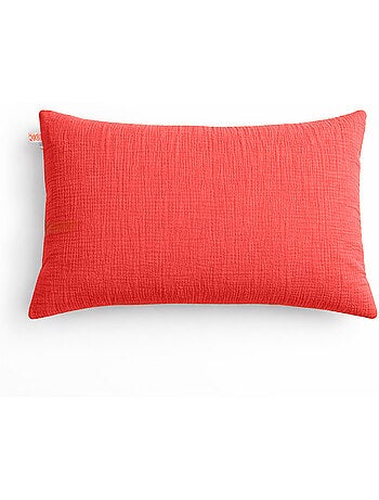 Funda de Almohada en Muselina de Algodón Orgánico Miel